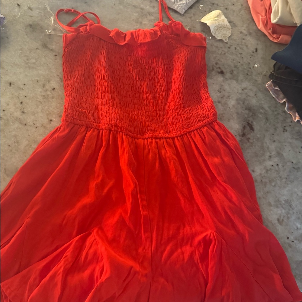 Altar'd State Red Spaghetti Strap Sundress